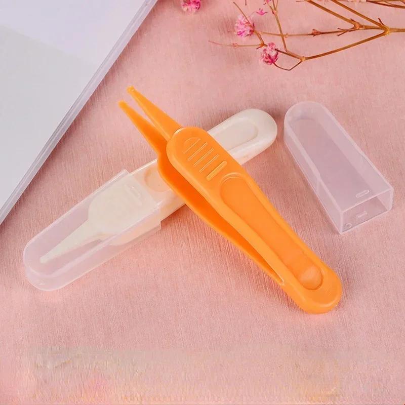 Pincettes en plastique pour bébé, outil de nettoyage du nez, pincettes de sécurité pour enfants, pin