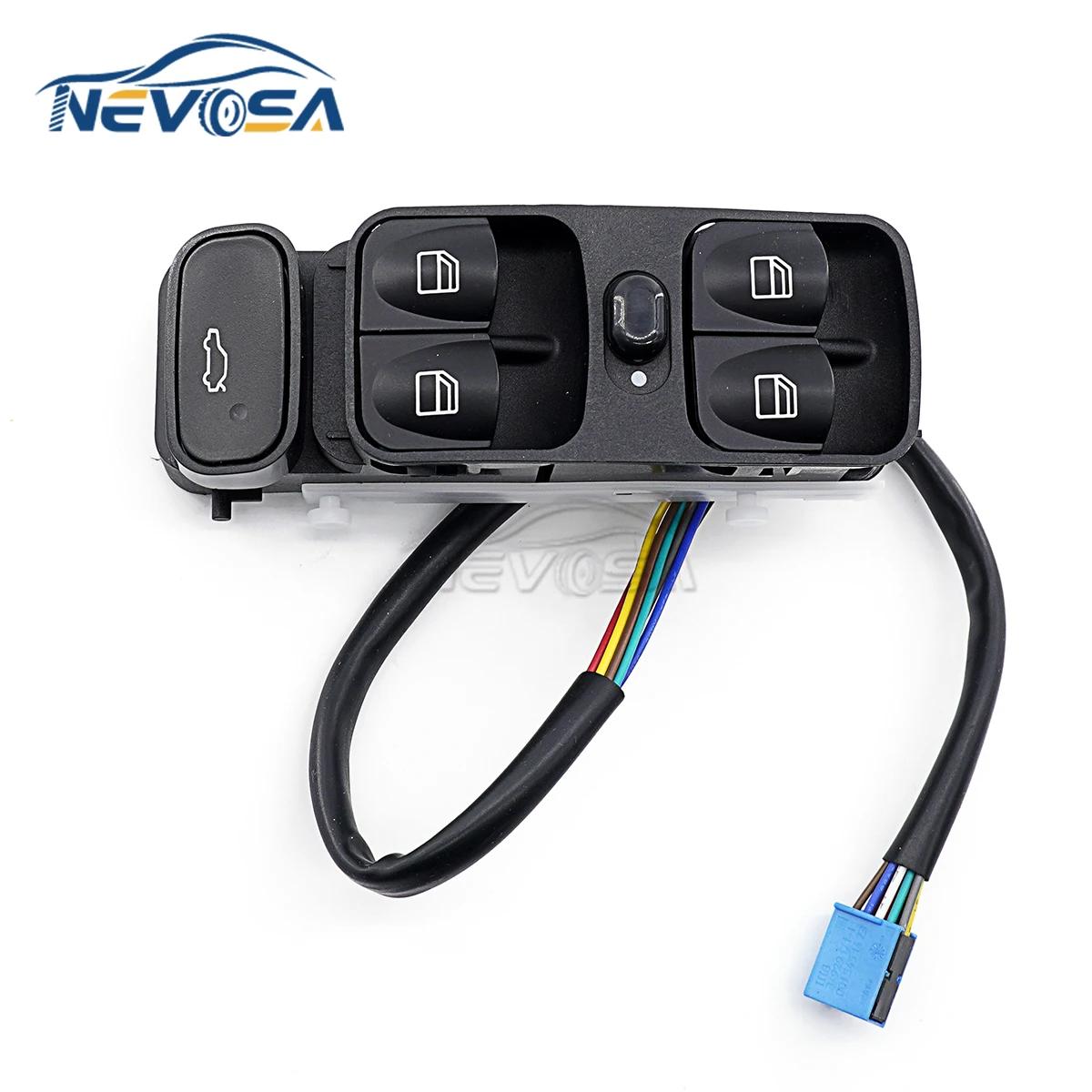 NEVOSA A 2098203410 Interrupteur de fenêtre de commande électrique, pour MERCEDES classe C W203 C1