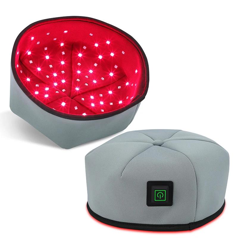 Dispositif de capuchon de thérapie à la lumière rouge, casque LED proche infrarouge pour le traiteme