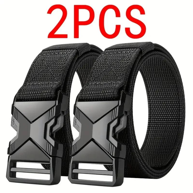 Ceinture de l'armée pour hommes, 2 pièces, chasse en plein air, tactique, alpinisme en plein air, mu