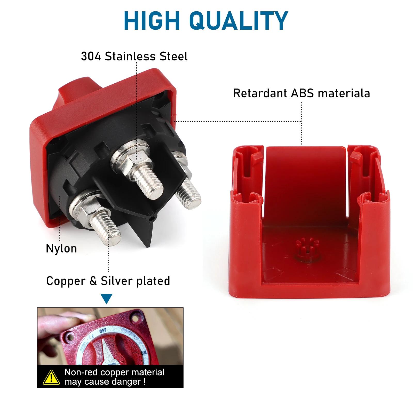 Coupeur de commutateur de masse de batterie 2 3 4 positions, simple et double pour panneau de comman