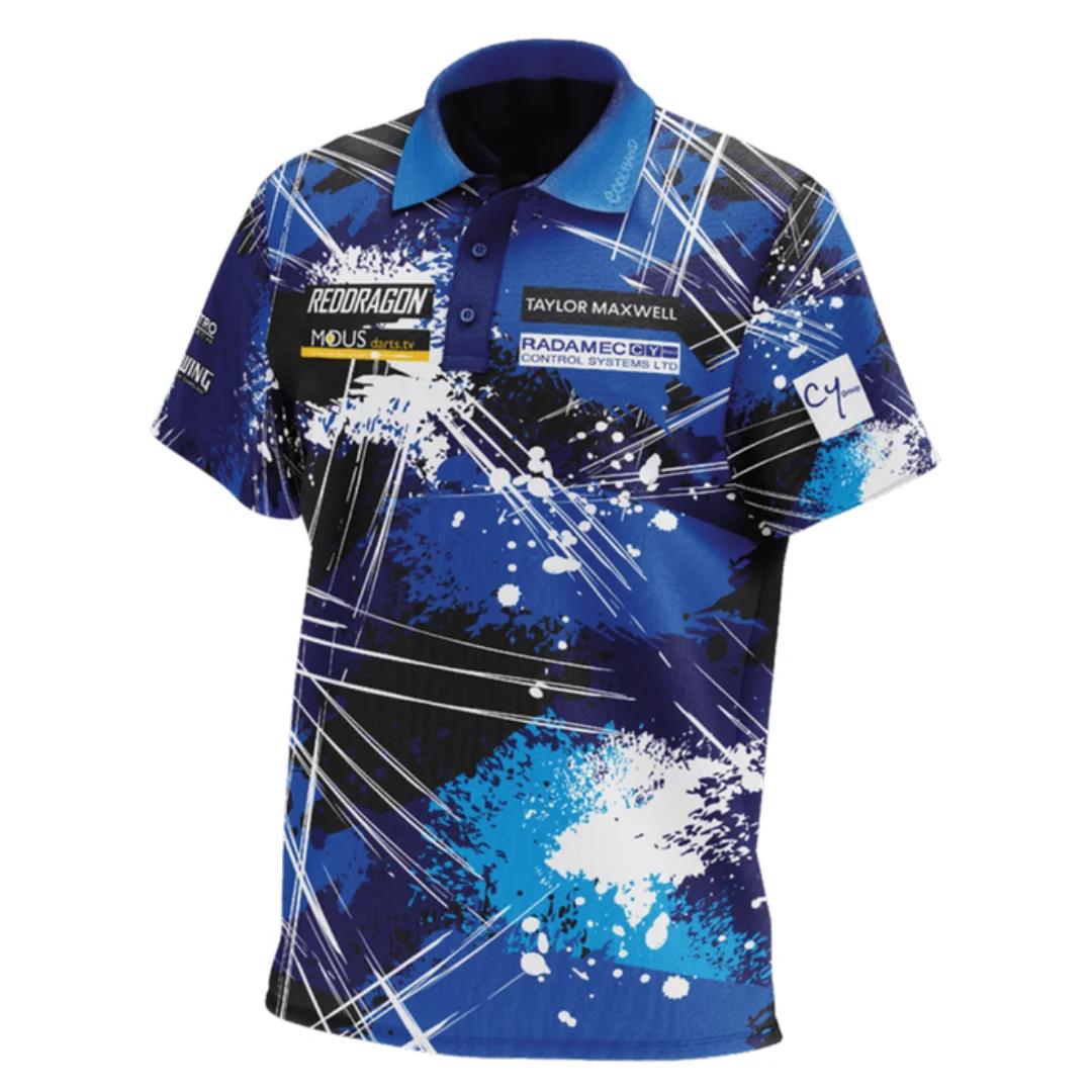 Polo Red Dragon Luke Humphries World Champion Tour - Dartshirt Sports Dry Quickly T-shirt pour homme