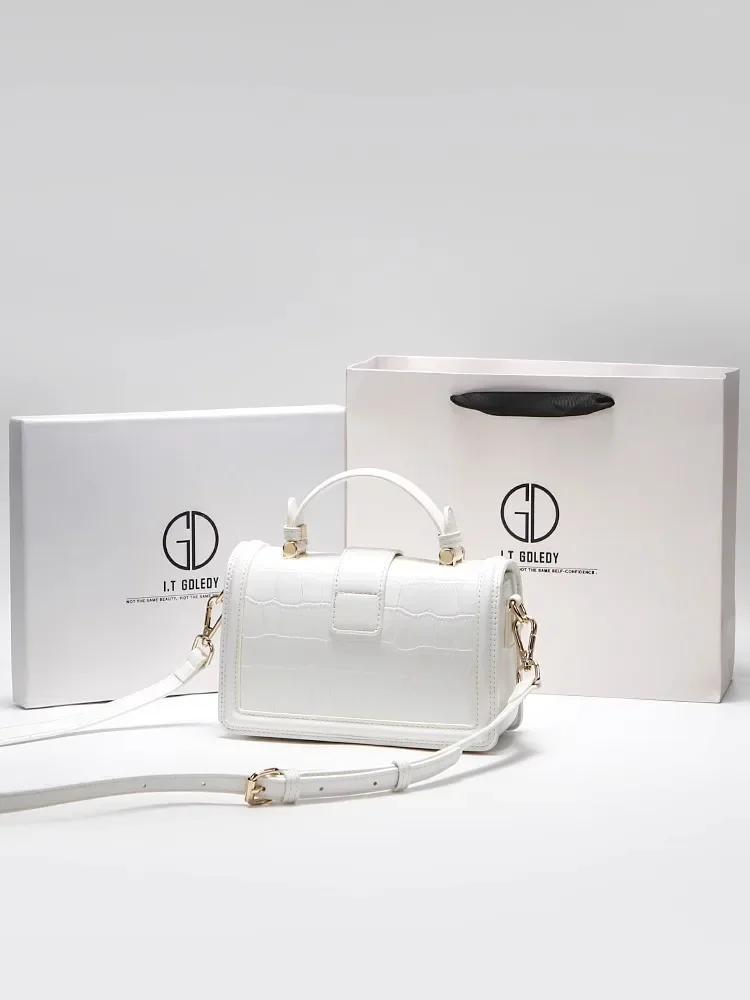 Sacs de créateurs de luxe avec cuir imprimé Alligator de haute qualité et sac à bandoulière Portable