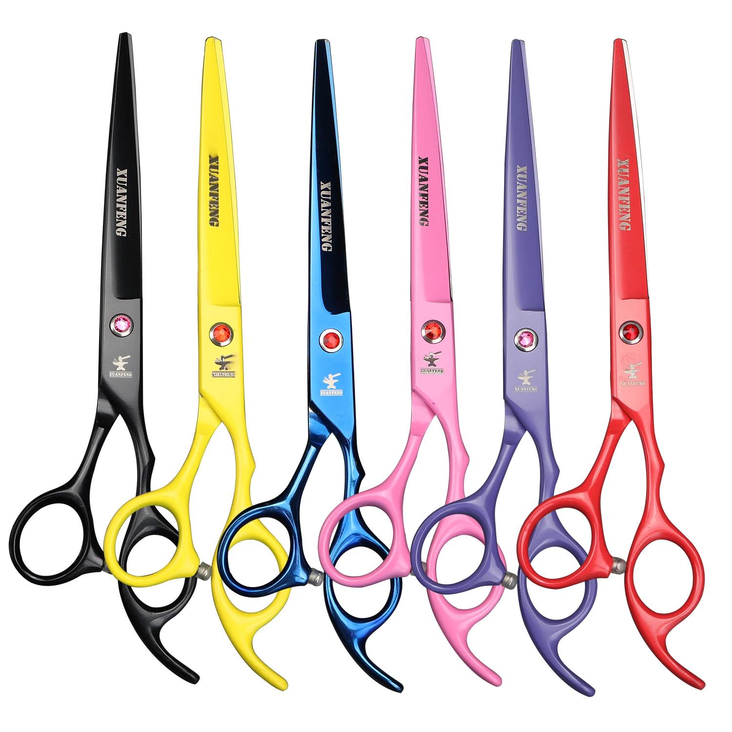 Ciseaux de coupe de coiffeur en acier 6cr13, ciseaux à effiler, ciseaux à cheveux pour animaux de co