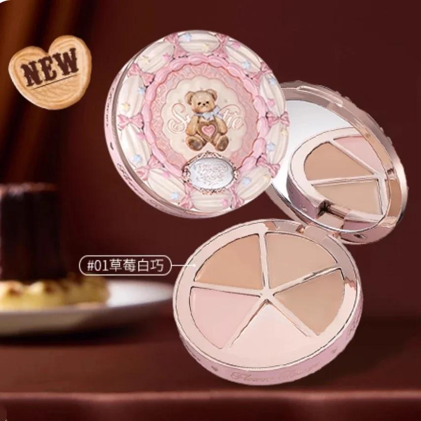 Flower Knows The Sweetie Bear Collection Palette anti-cernes 4 couleurs 6.4g crème éclaircissante ha