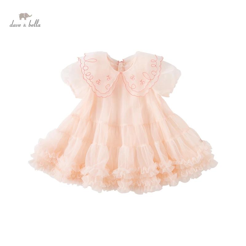 Robe de princesse en maille pour enfants, robes de bébé pour enfants, charme d'irritation, mode douc