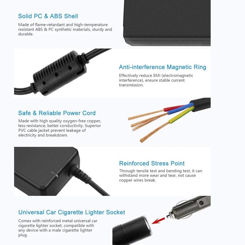 Adaptateur secteur pour allume-cigare Laguna, convertisseur d'alimentation pour voiture, DC 110V, 22
