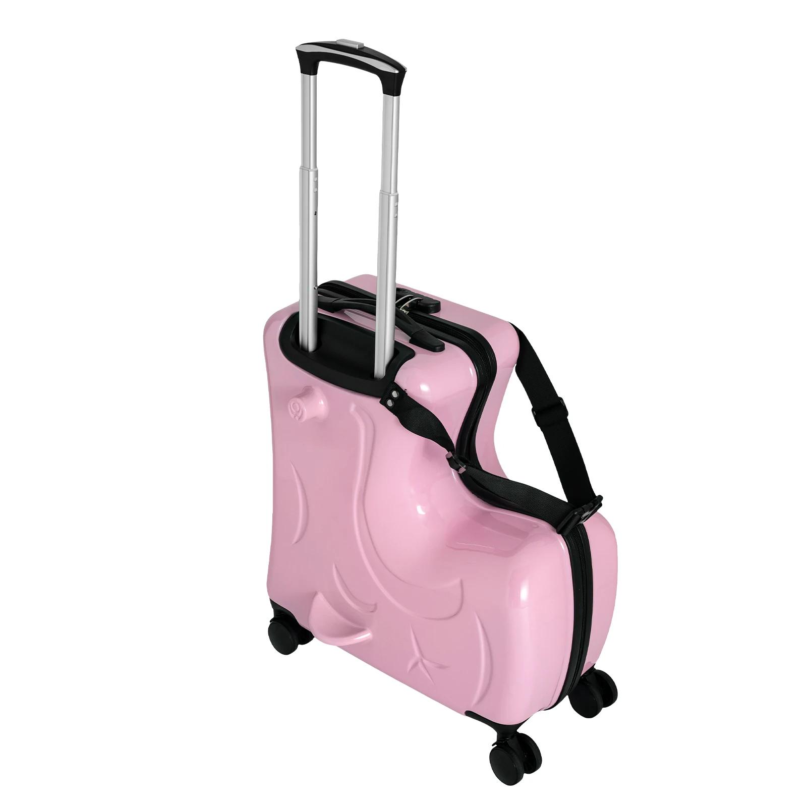 NOUVELLE Valise à roulettes 20 pouces pour enfants avec double roue pivotante, capacité de 66 lb, ba