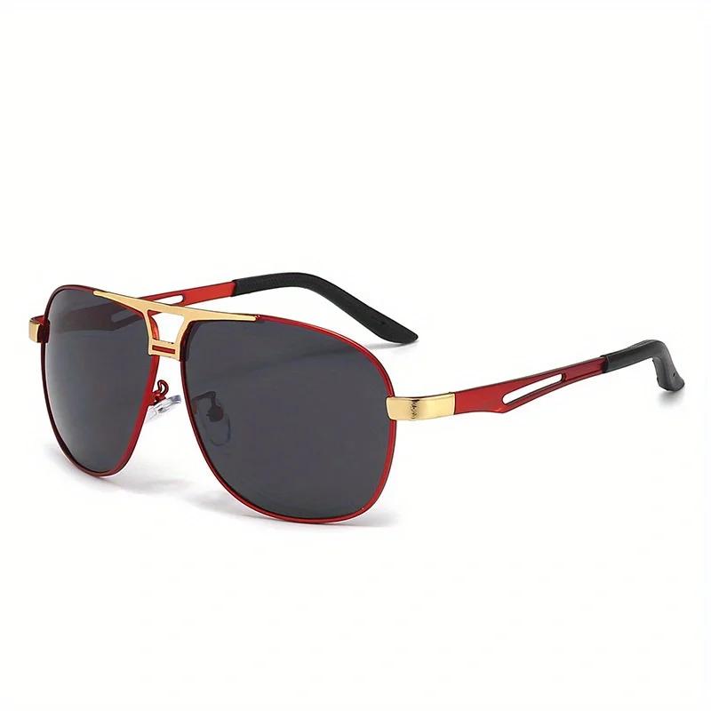 Lunettes De Soleil dégradées De mode pour hommes, grande monture, pilote, Design Anti-reflet, Lunett