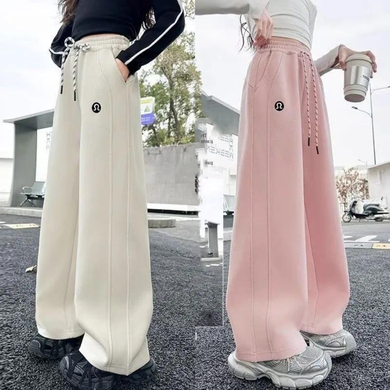 2025 Nouveaux jogging décontractés à coupe ample et tendance pour filles - Pantalons de sport pour e