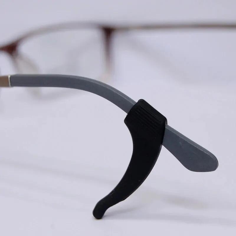 10/20/30/100 pièces anti-dérapant Silicone oreille poignée lunettes jambe oreille crochet bouchon su