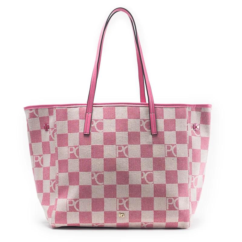 Sac à bandoulière pour femme PG, design rétro damier, haut de gamme, polyvalent, grande capacité, po