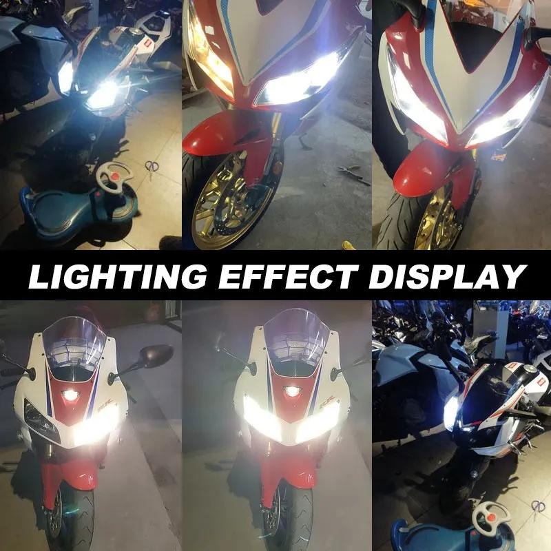 Phares LED H7 6000K blanc 12V pour motos, 30W, adaptés à la BMW S1000rr 2009 2010 2011 2012 2013 201