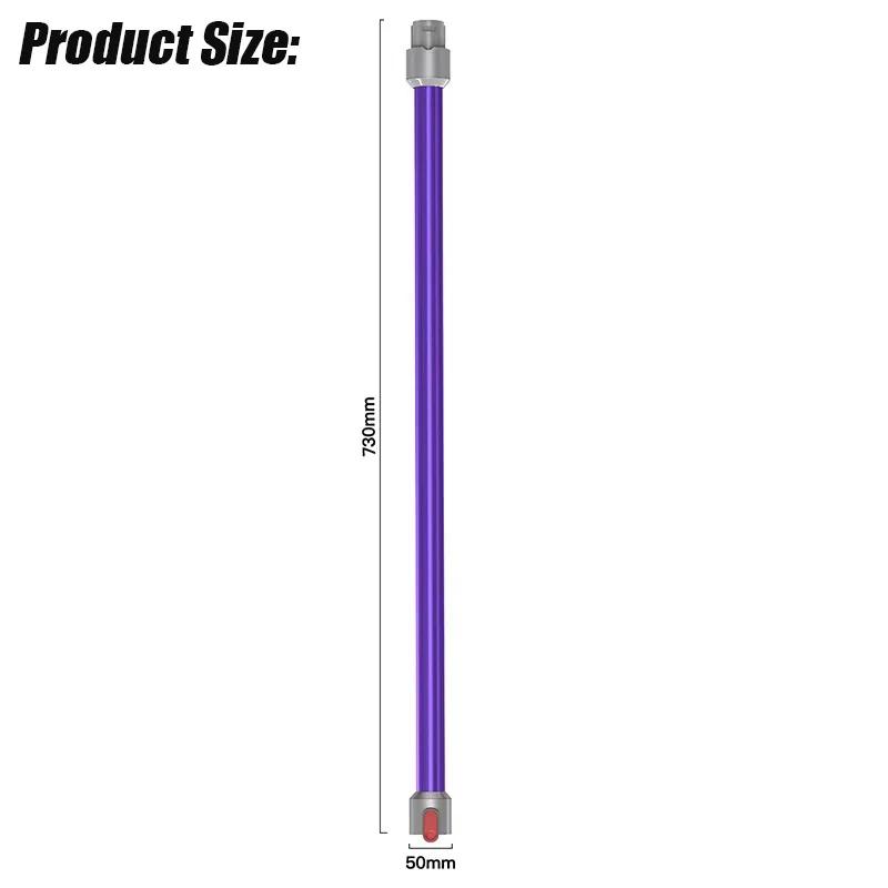 Tige d'extension télescopique pour Dyson V6, tuyau droit, barre d'extension en métal, Tube de baguet