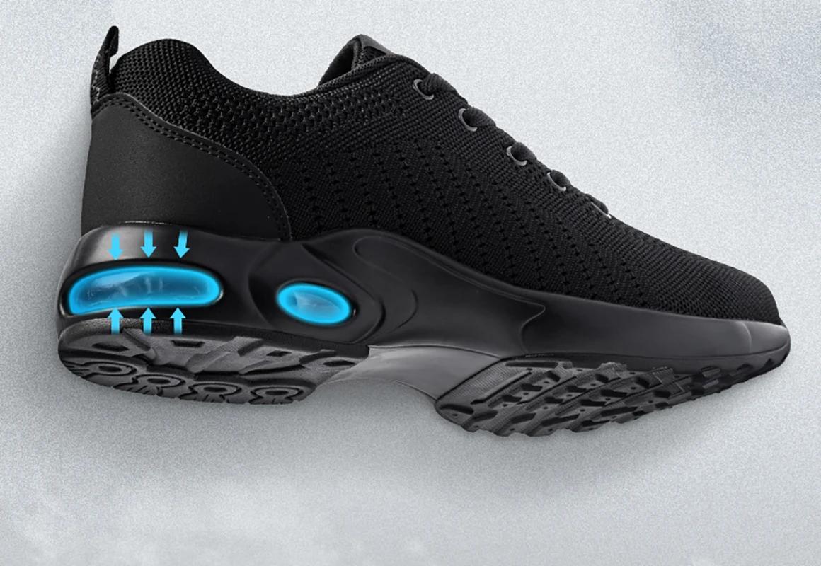 LARNMERM chaussures de sécurité pour femmes coussin d'air bottes de travail chaussure respirant lége
