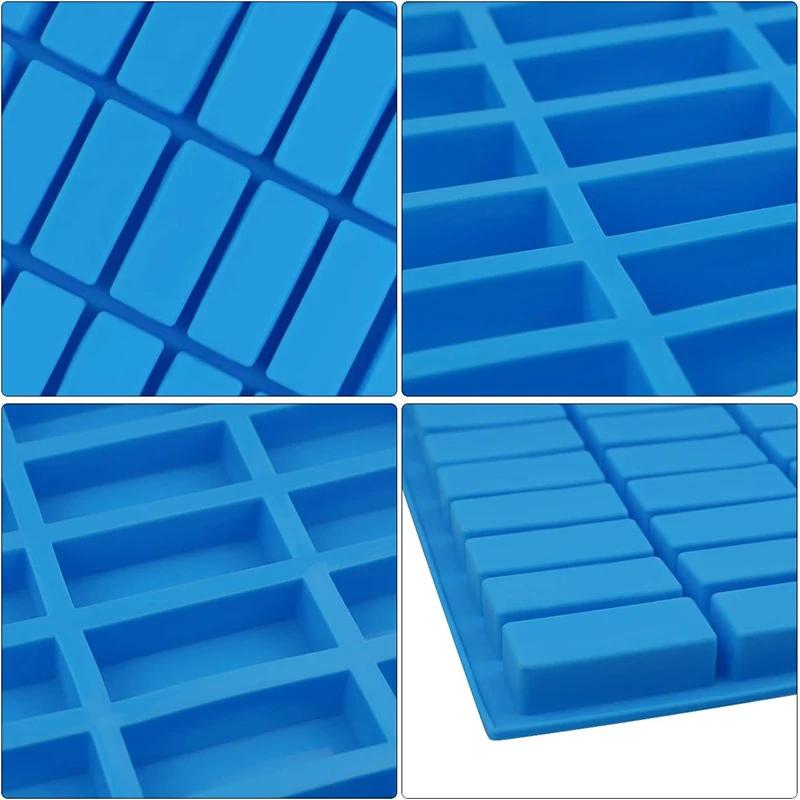 Moule à bonbons en Silicone rectangulaire étroit à 40 cavités, moule de barre de chocolat pour truff