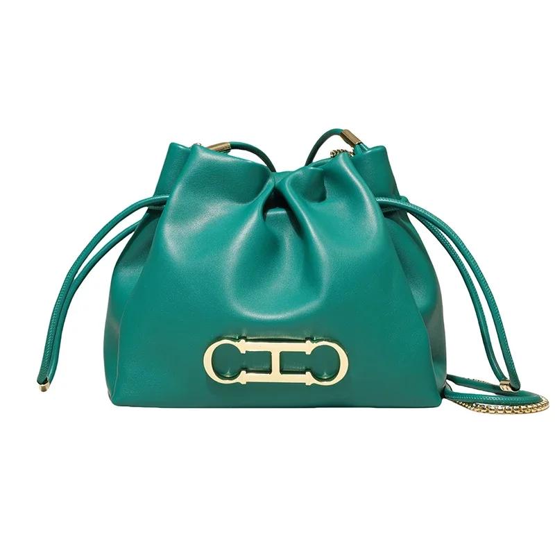 CH – sac de banlieue à la mode pour femmes, sac à main Design de couleur unie de haute qualité, peti