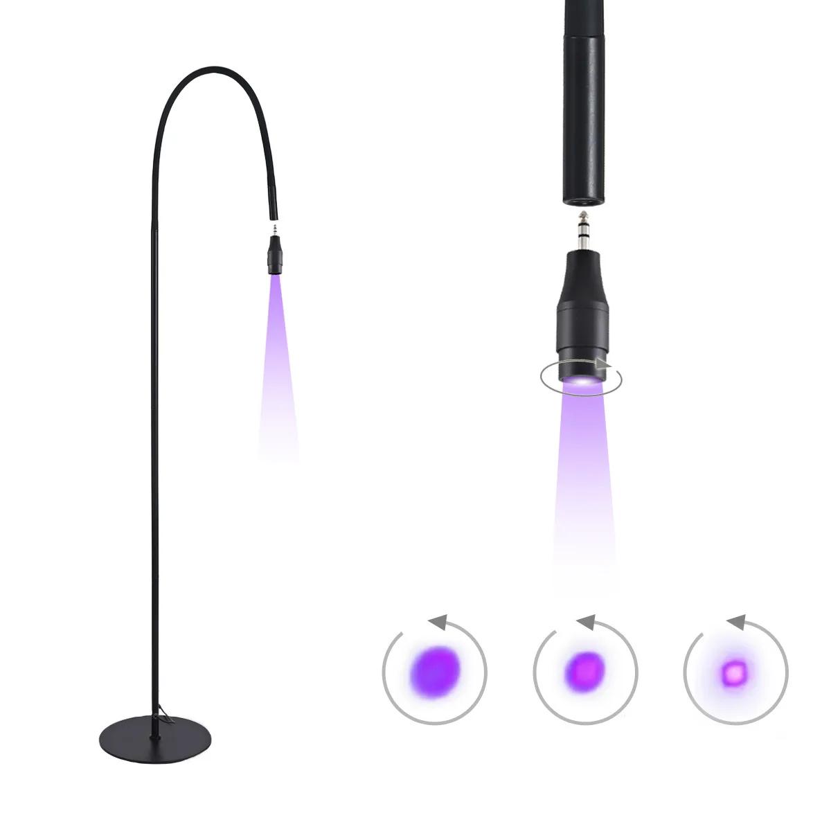 Lampe à polymériser LED UV haute puissance avec interrupteur au pied, lampadaire pour séchage rapide