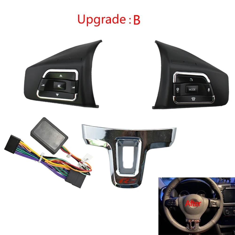 Bouton de commande sans fil pour volant de voiture, pour VW Passat Tiguan Magotan, contrôleur multif