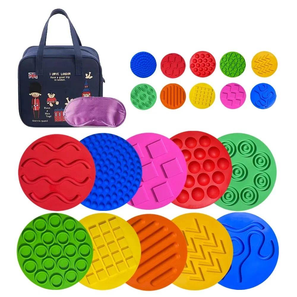 Polymères d'entraînement mentaires oriel tactile pour enfants, coussin d'acupression, coussin de pre