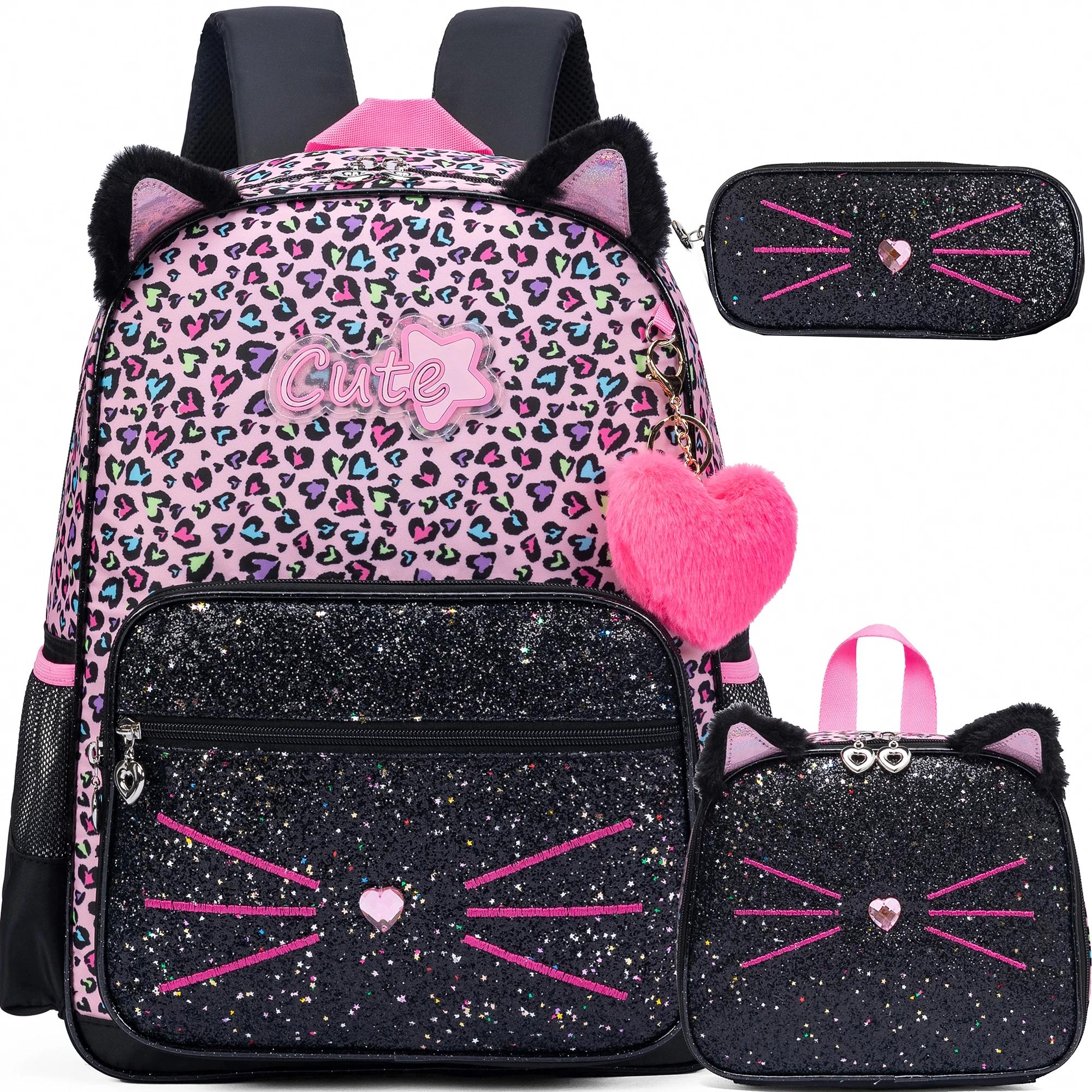 Sac à dos mignon pour filles, sac à dos esthétique, sac d'école pour filles, sac à dos avec boîte à