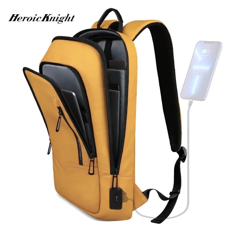 Heroic Knight mince homme travail sac à dos multifonctionnel mode 15.6 pouces sac à dos pour ordinat