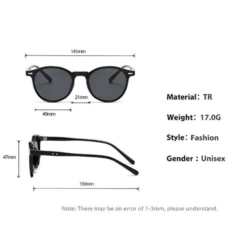 Lunettes de soleil rondes pour myopie, petite monture, rétro, marque de styliste, UV400, lunettes po