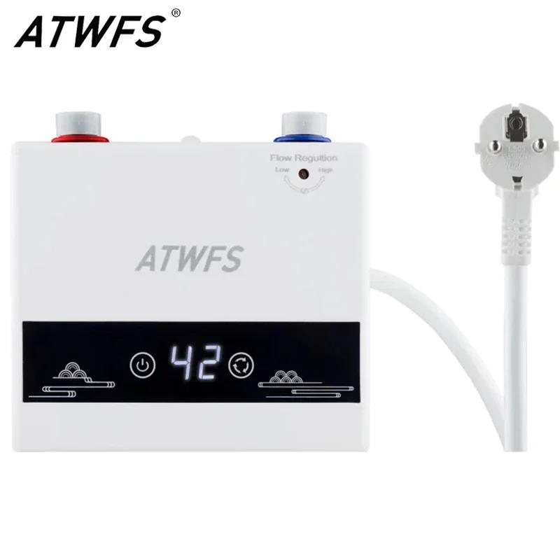 ATWFS chauffe-eau instantané 220V 4600W radiateurs électriques portables pour salle de bain douche d