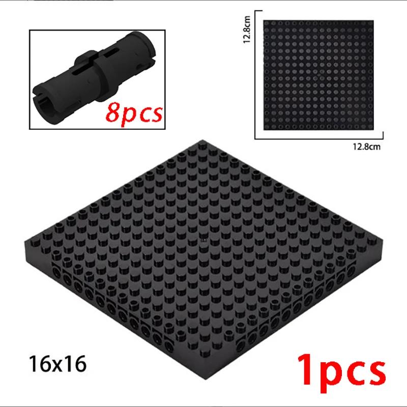Bloc de construction d'art Pixel, plaque inférieure 65803, brique 16x16, partie Compatible 98138 pix