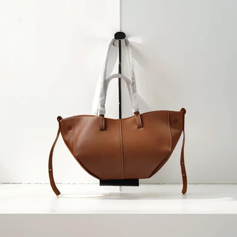 Sac à main grande capacité Style classique élégant Vintage sac à bandoulière forme seau sous accoudo