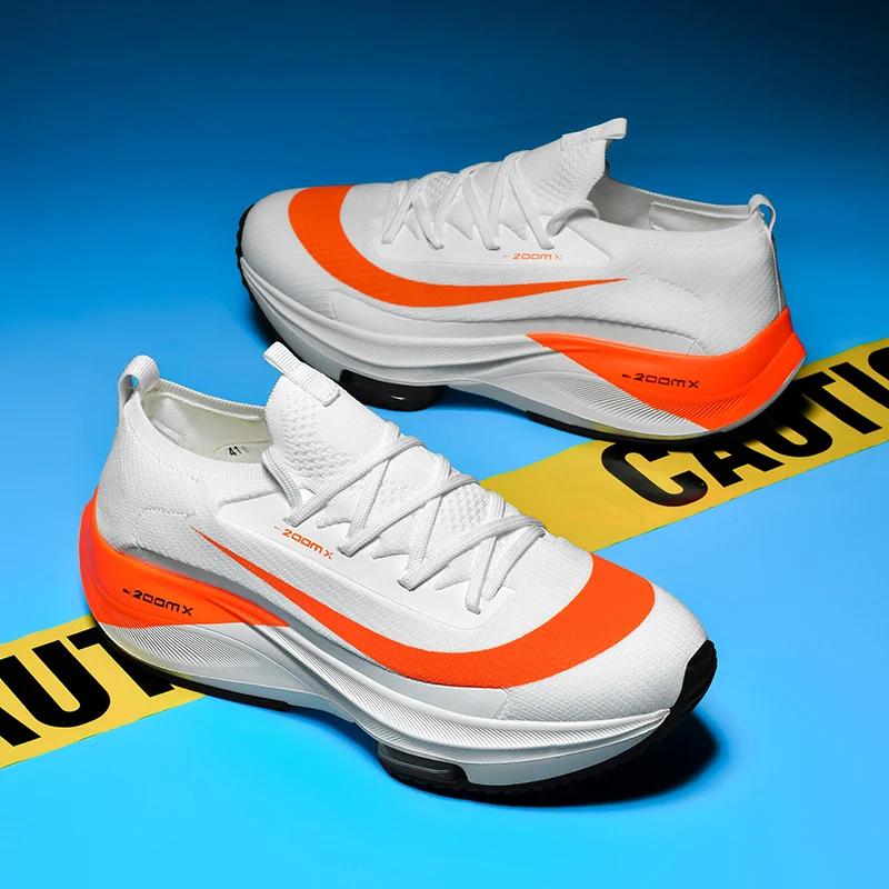 Chaussures de course respirantes pour hommes, baskets de Jogging en plein air, d'entraînement, de lu