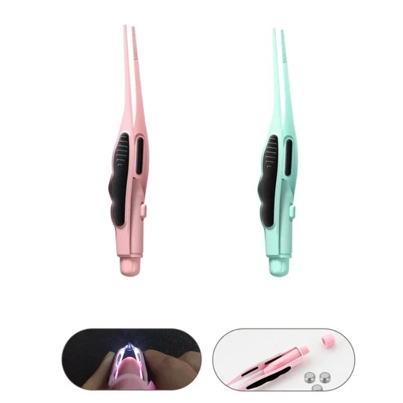 Pincettes LED pour cérumen, outil de nettoyage des oreilles pour enfants, élimination du cérumen pou
