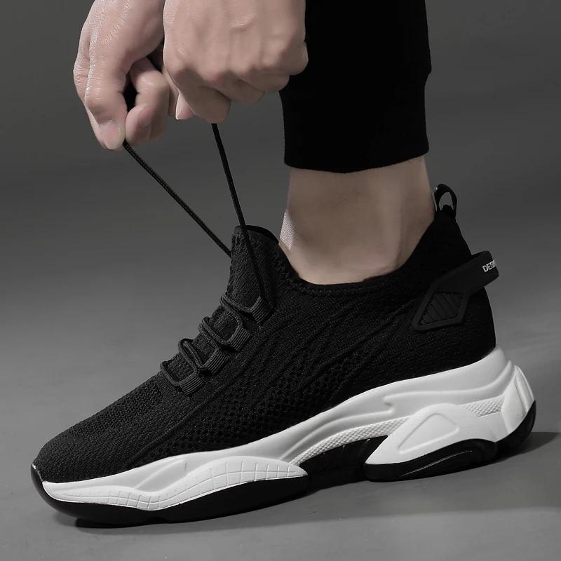 Baskets d'Été à Talons Cachés de 6cm pour Homme, Chaussures de dehors à Rehaussement Nik, Recommandé