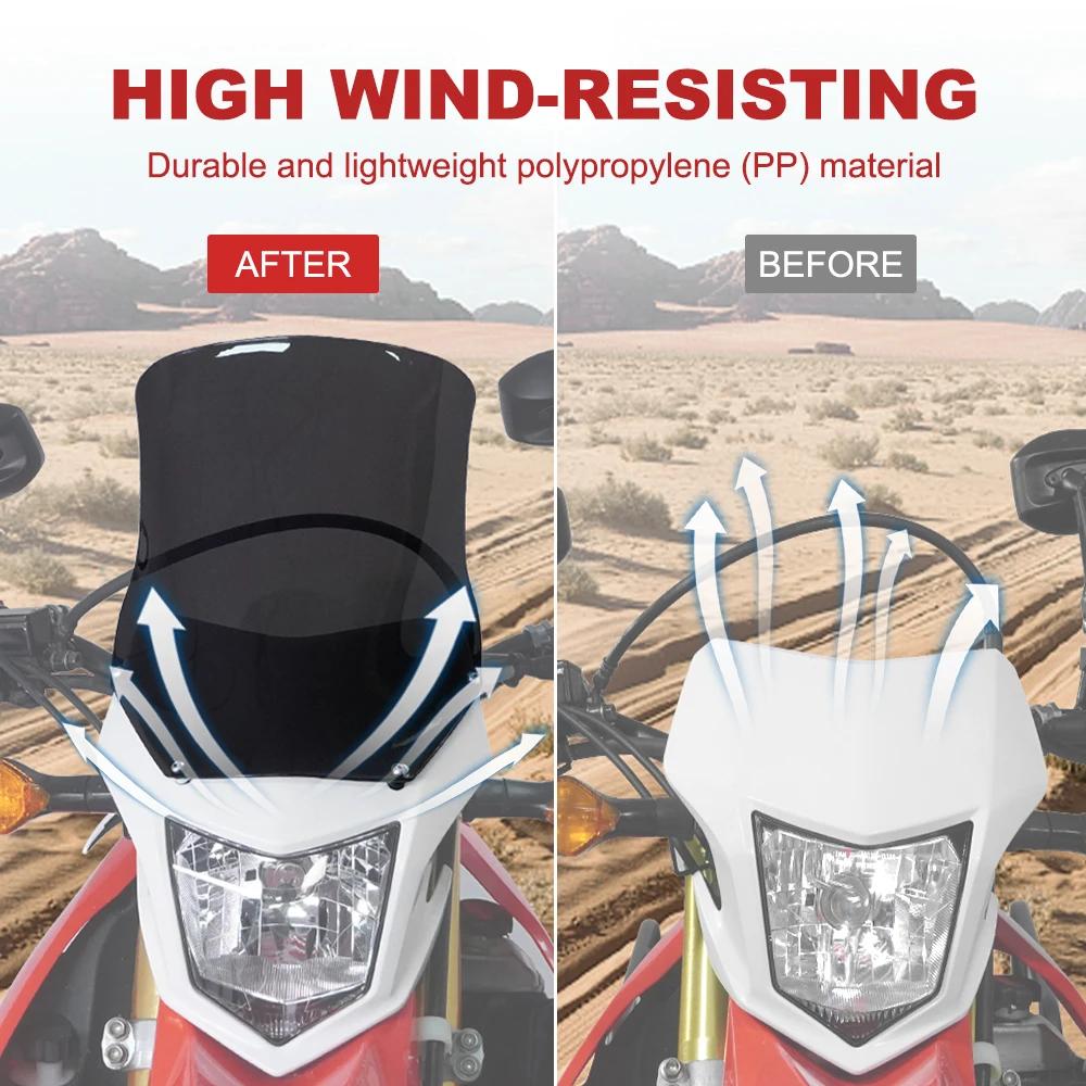 Déflecteurs de pare-brise adaptés à Honda CRF300L CRF 300 L 2021 2022 2023, accessoires de moto
