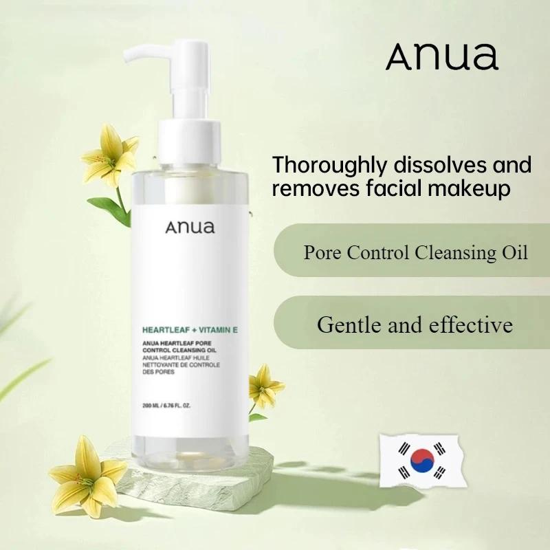Ensemble de soins de la peau Anua, nettoyant visage Heartleaf, mousse nettoyante, nettoyage en profo