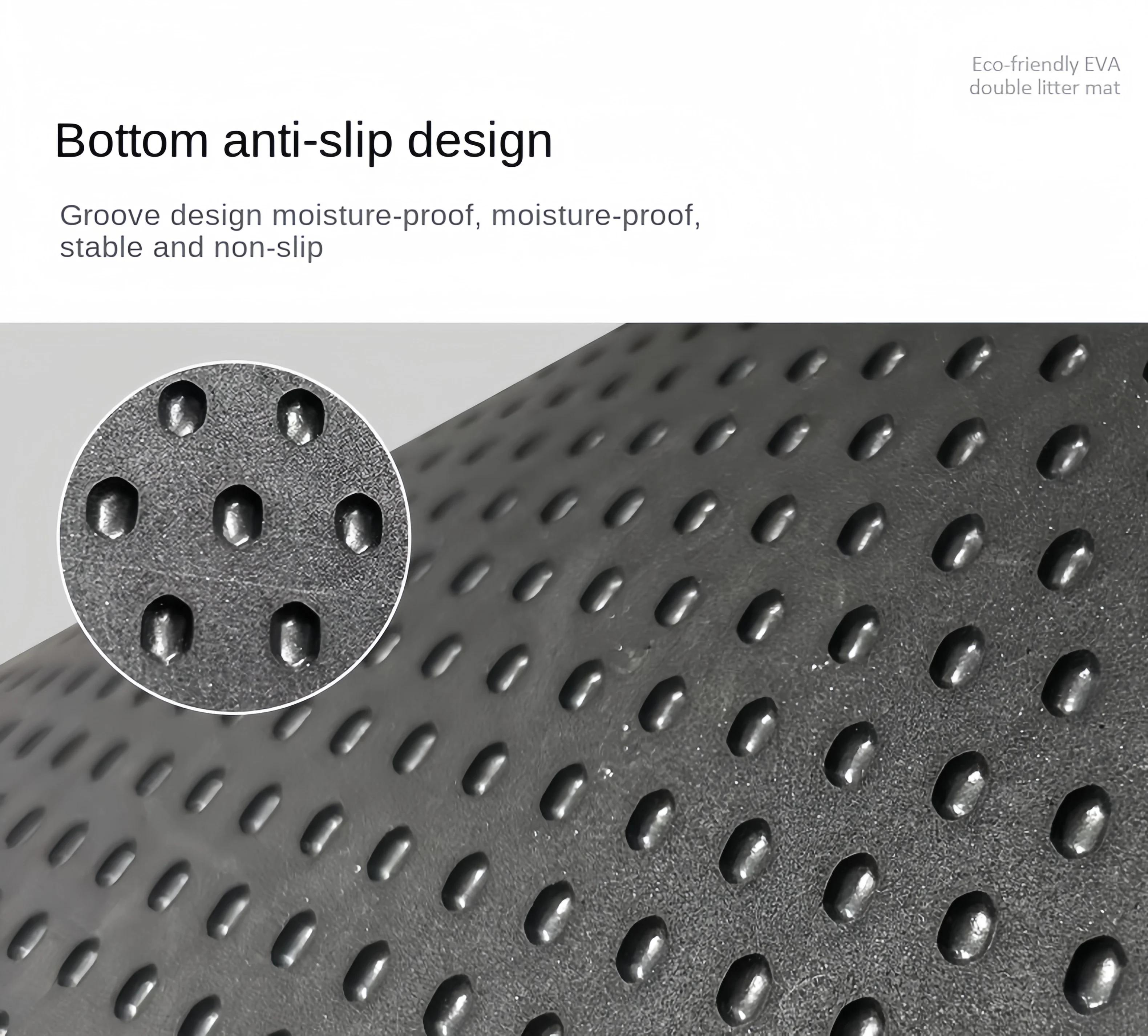 Polymère brûleur imperméable à double couche pour litière pour chat, grande taille, toilettes pour a