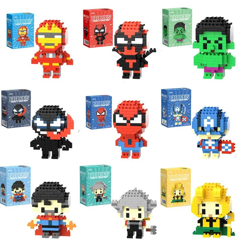 Marvel Spider Man bloc de construction Deadpool & Venom Iron Man figure Marvel légendes personnage d