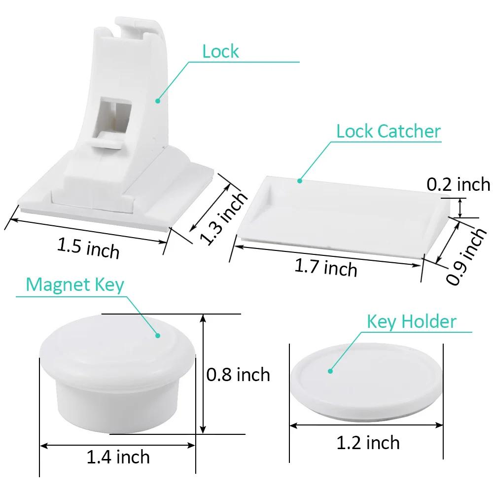 Serrure magnétique pour enfants, Protection pour enfants, serrure de sécurité pour bébé, loquet de t