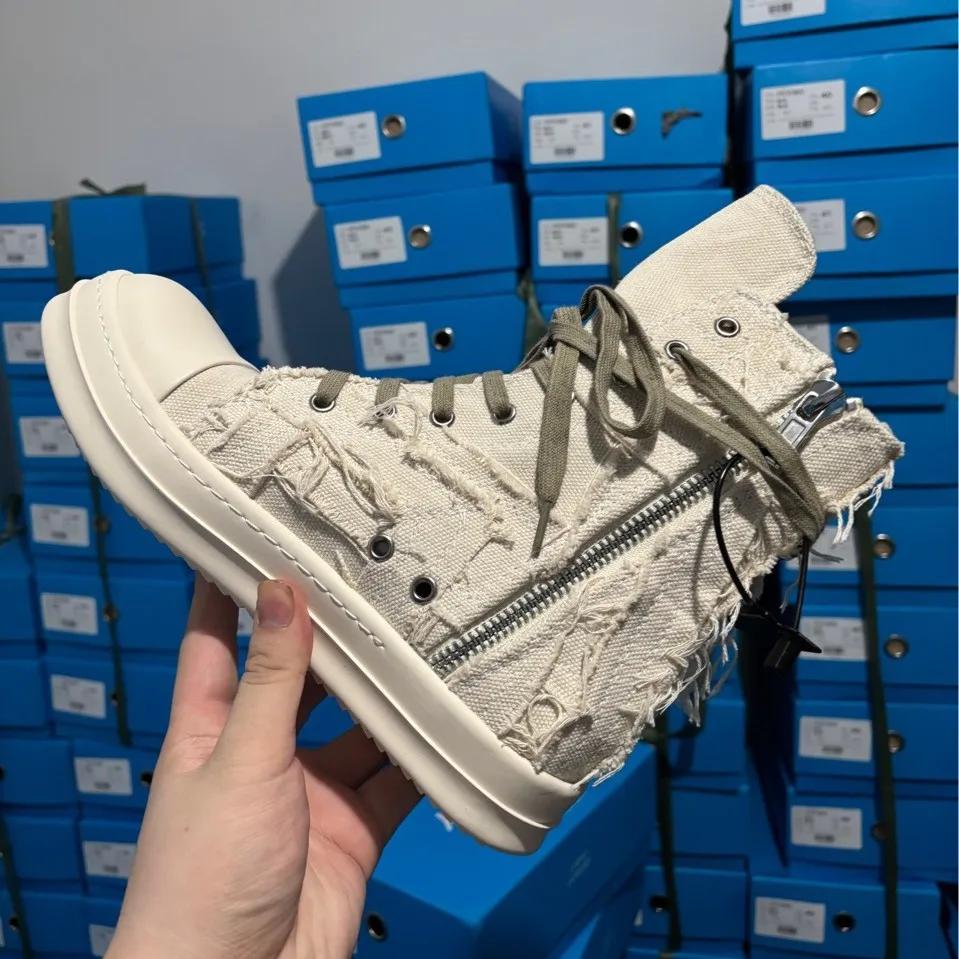 Chaussures d'été décontractées à semelles épaisses pour hommes, baskets montantes respirantes à lace