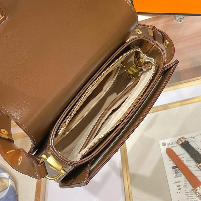 Sac à langer élégant pour femme, sac fourre-tout de luxe en cuir, grande capacité, sac à bandoulière