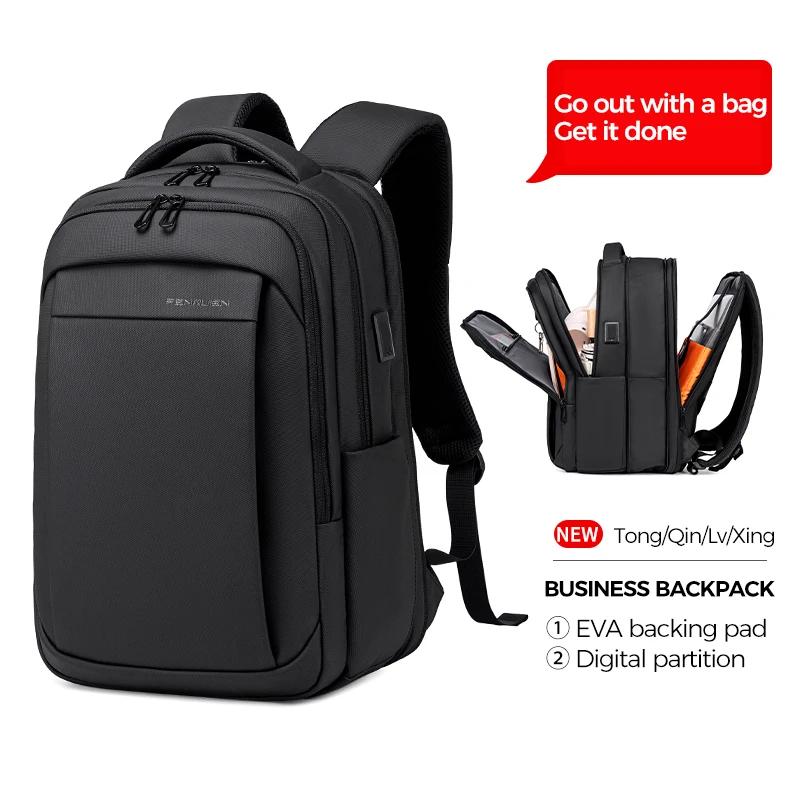 Fenruien multifonction sac à dos étanche USB Charge école sac à dos hommes voyage affaires sacs à do