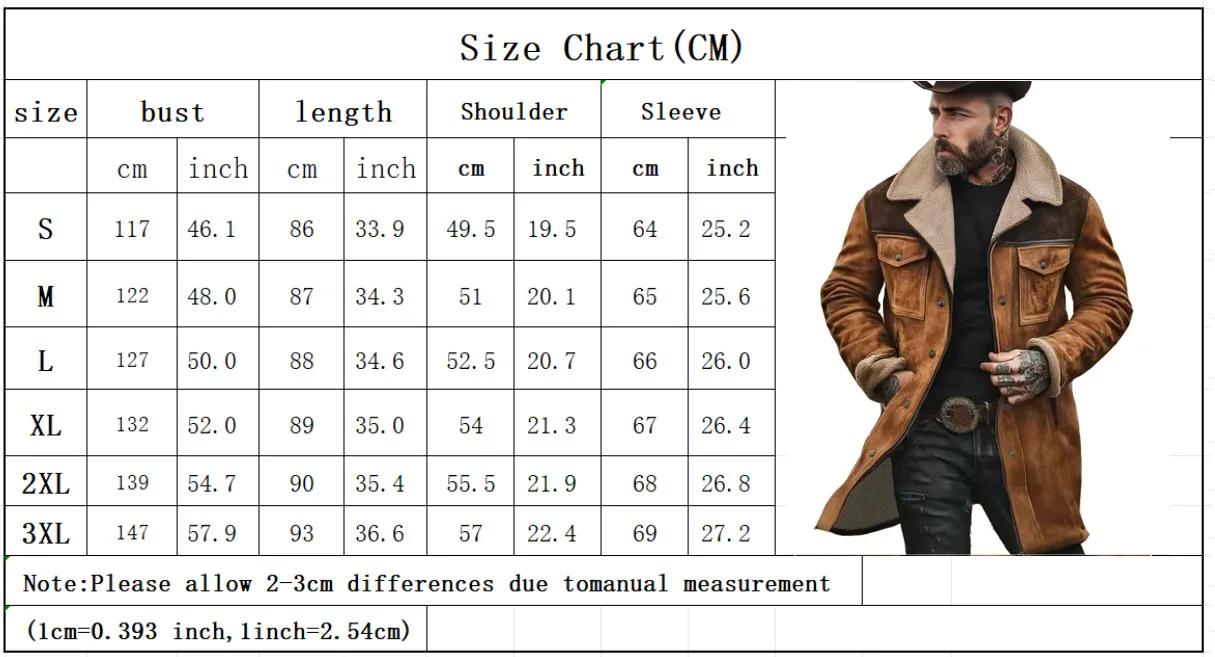 2025 automne et hiver hommes manteau en daim couleur correspondant veste multi-poches manteau à glis