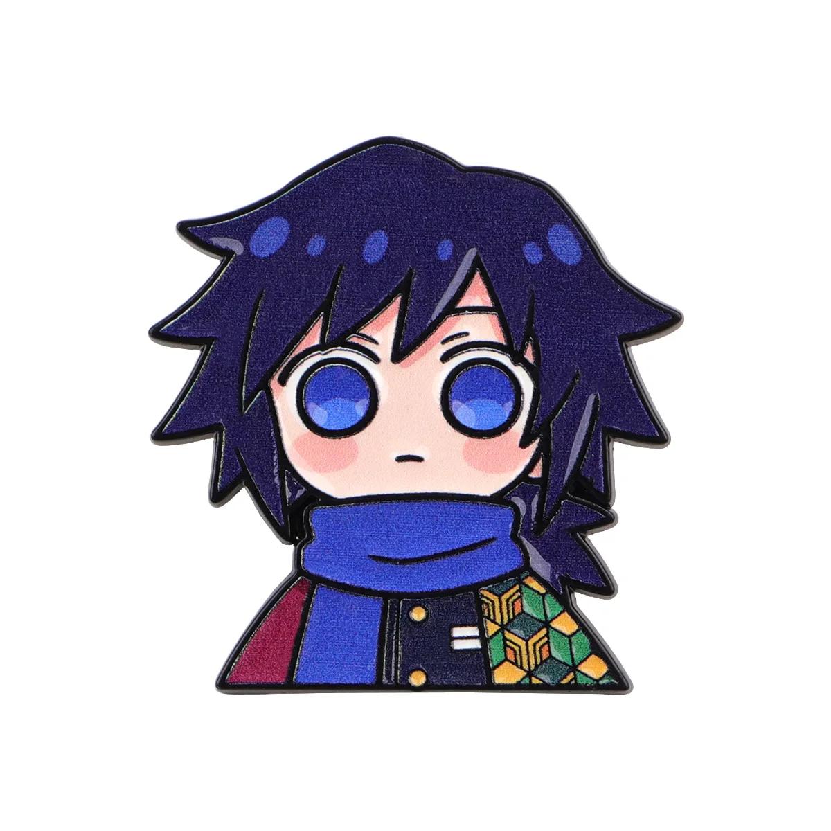Lot de 12 épingles en émail Anime pour garçons et filles, broches de dessin animé pour manteaux, bad