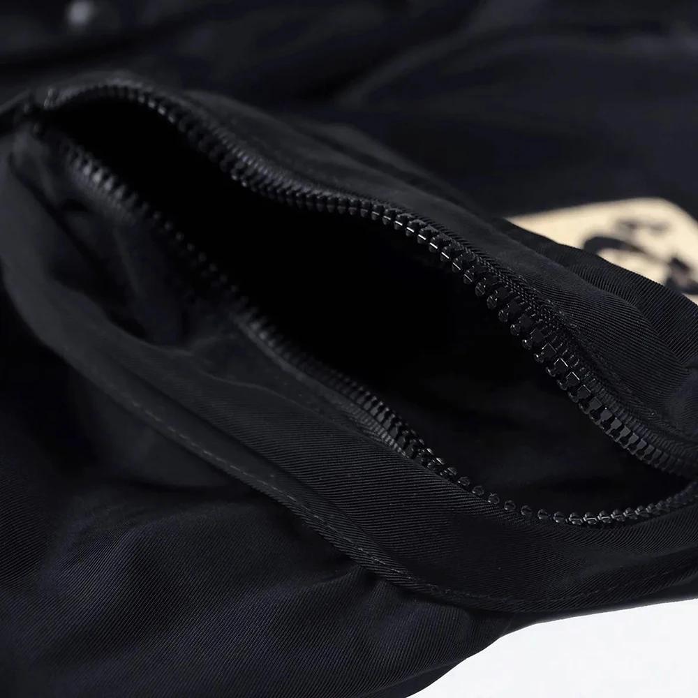 Bomber veste hommes brodé crâne imprimé veste automne Protection décontracté américain Vintage coupe