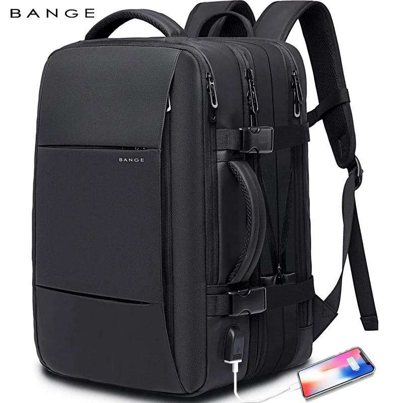 Sac à dos extensible BANGE pour ordinateur portable 17,3 pouces, imperméable, grande capacité, pour