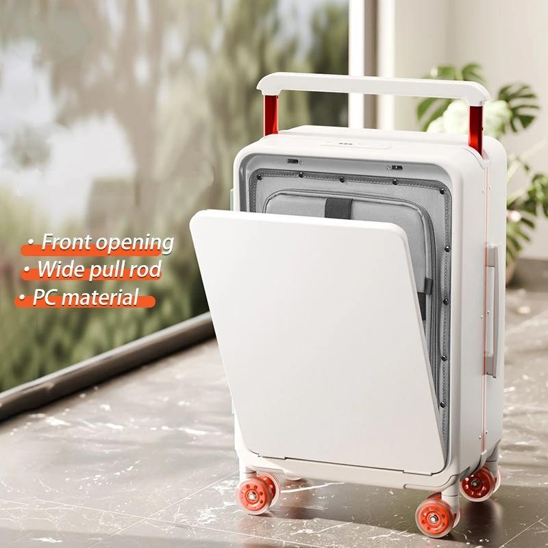 Valise de paquet pour ordinateur portable à ouverture frontale, capacité d'entrepôt profond, sac de