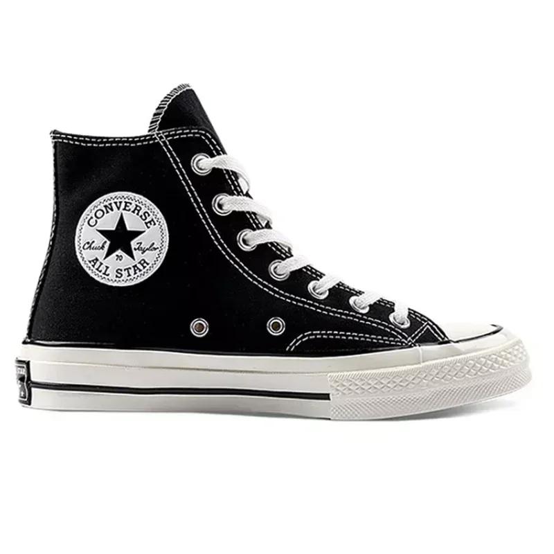 Converse All Star hommes et femmes chaussures de skateboard années 1970 haute classique toile plate-