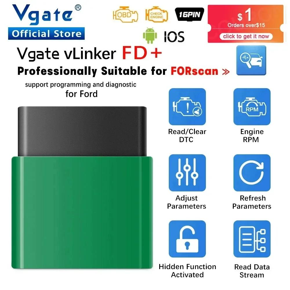 Vgate vLinker FD ELM327 FORScan Pour Ford wifi Bluetooth 4.0 OBD2 Diagnostique de Voiture Auto Outil