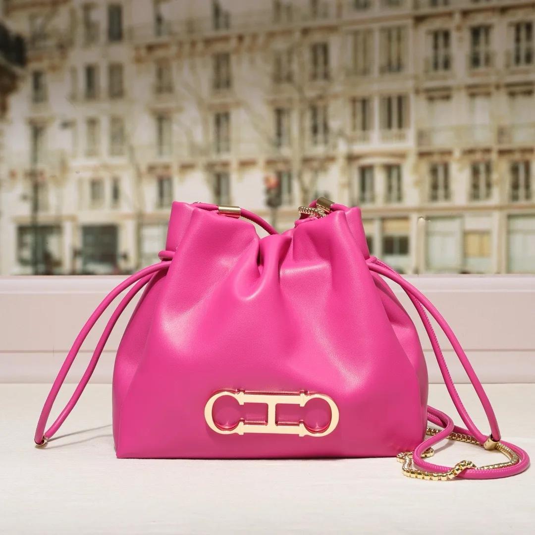 Sac seau tendance CH Fashion avec lettres, sac à bandoulière décontracté pour trajets quotidiens, sa