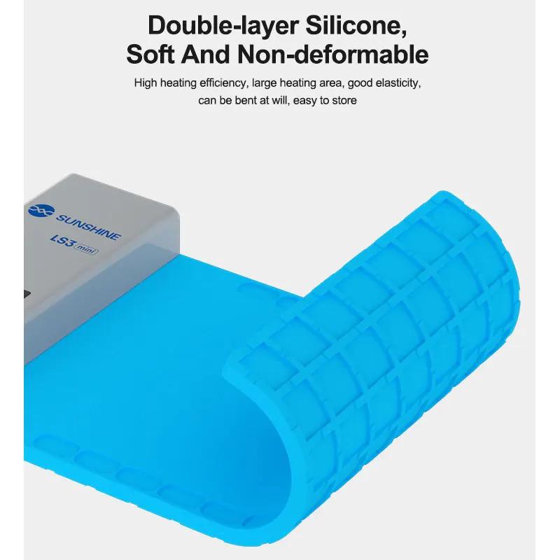 Stalshine-Mini dissolvant d'écran LCD LS3, coussin de séparation de scène chauffante pour téléphone,